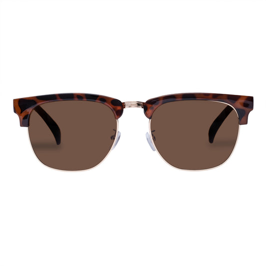 Stratosphere Dark Tort Uni-Sex Aviator Sunglasses | Aire