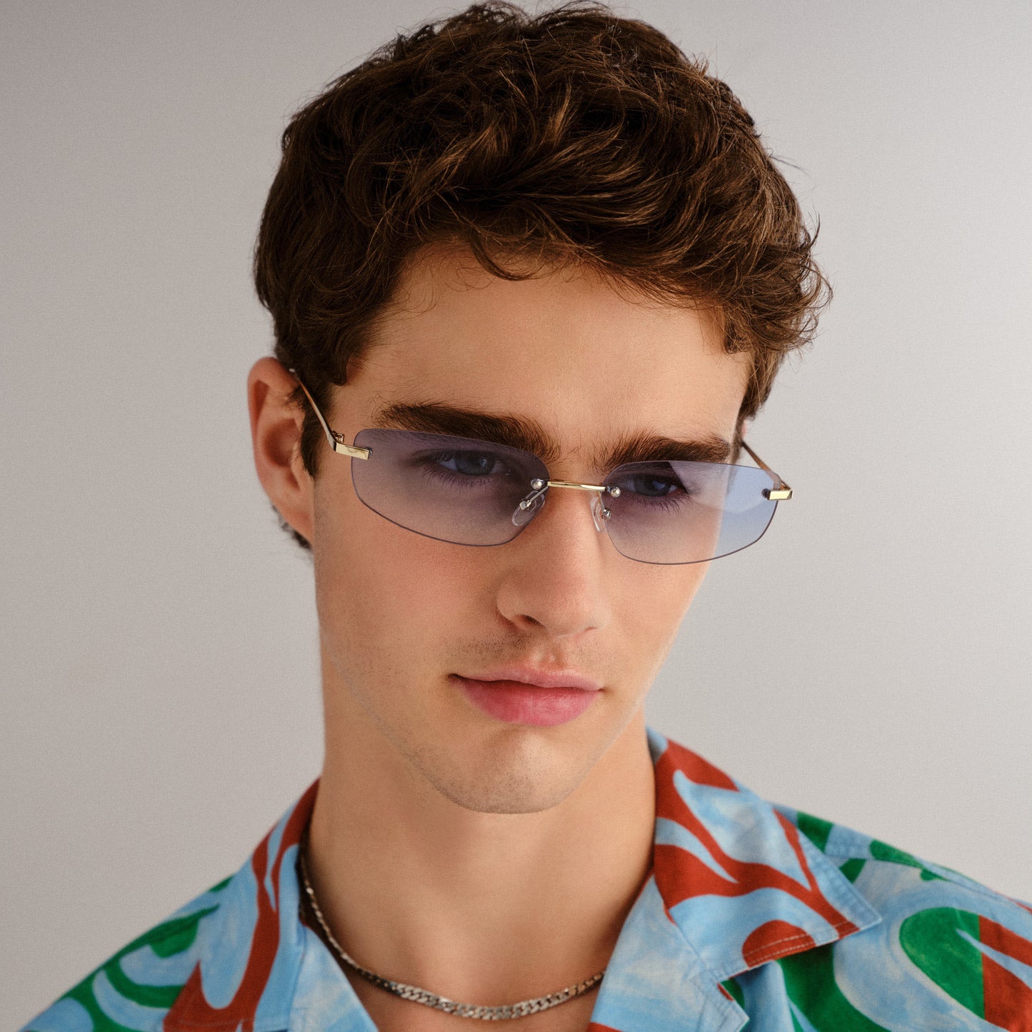 Virgo Gold Uni-Sex Rectangle Sunglasses | Aire