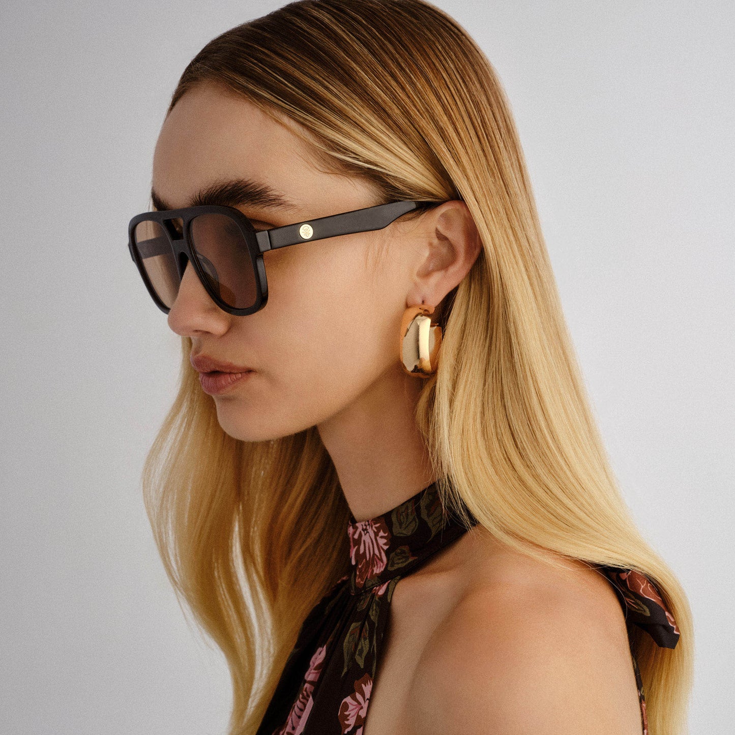 Whirlpool Black Female Aviator Sunglasses | Aire