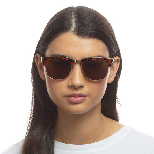 Stratosphere Dark Tort Uni-Sex Aviator Sunglasses | Aire
