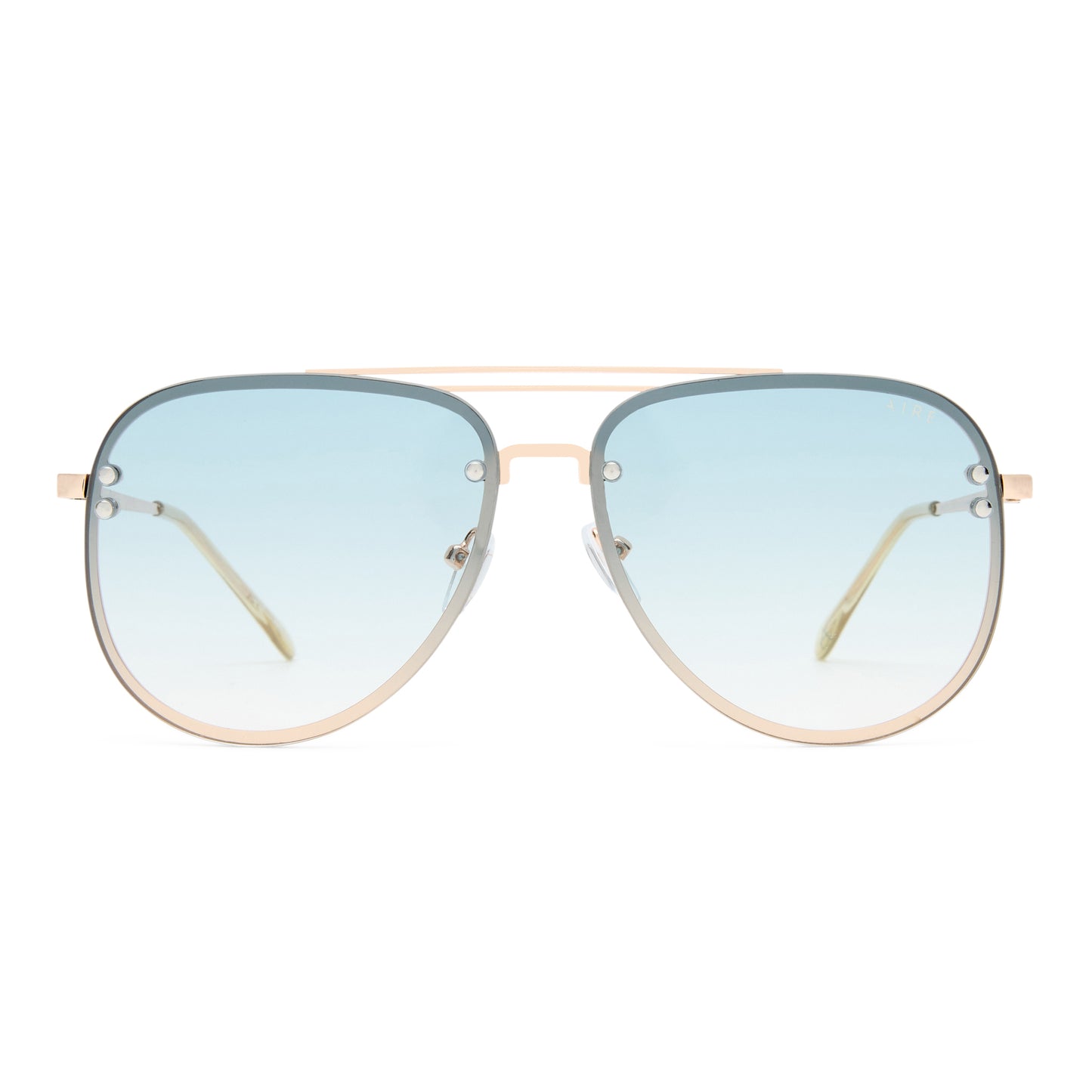 Quartz Gold Female Aviator Sunglasses | Aire