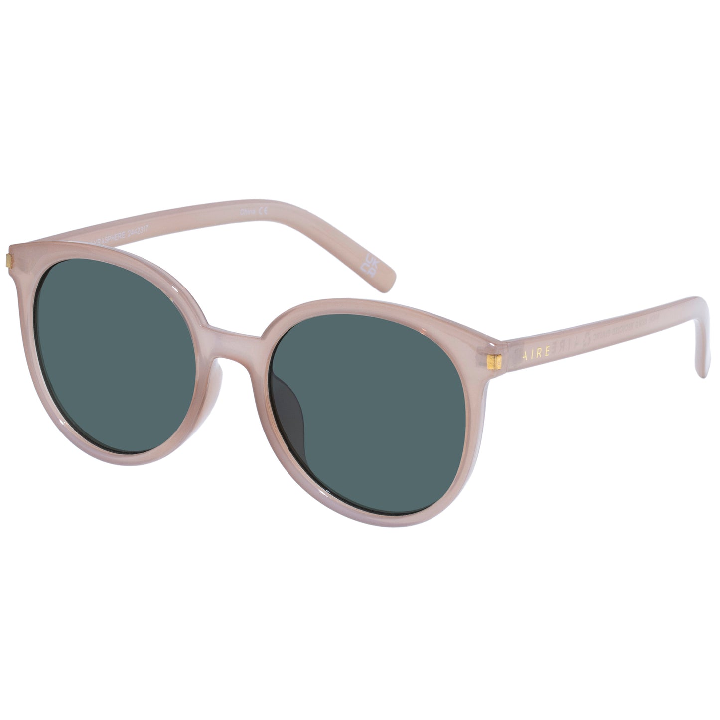 Lyrasphere Fawn Female Round Sunglasses | Aire
