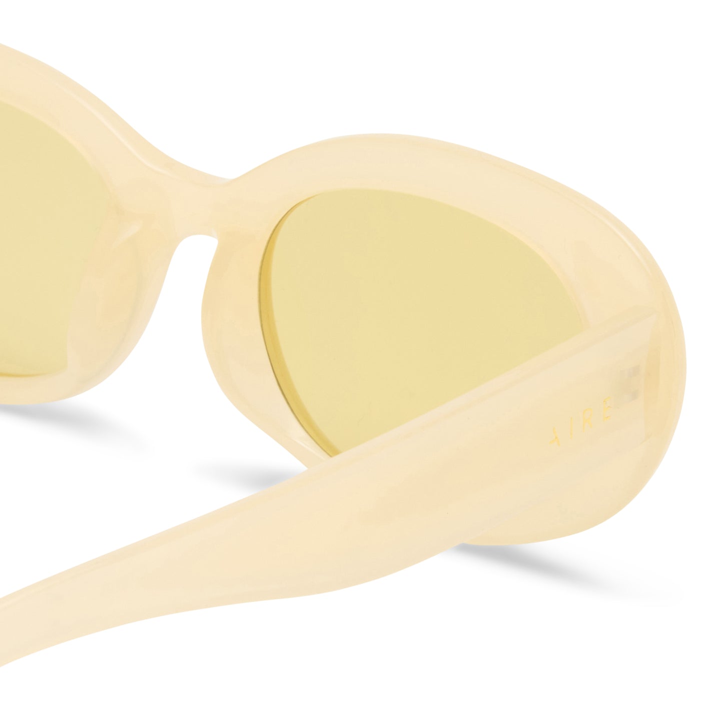 Epsilon Chalk Female Oval Sunglasses | Aire