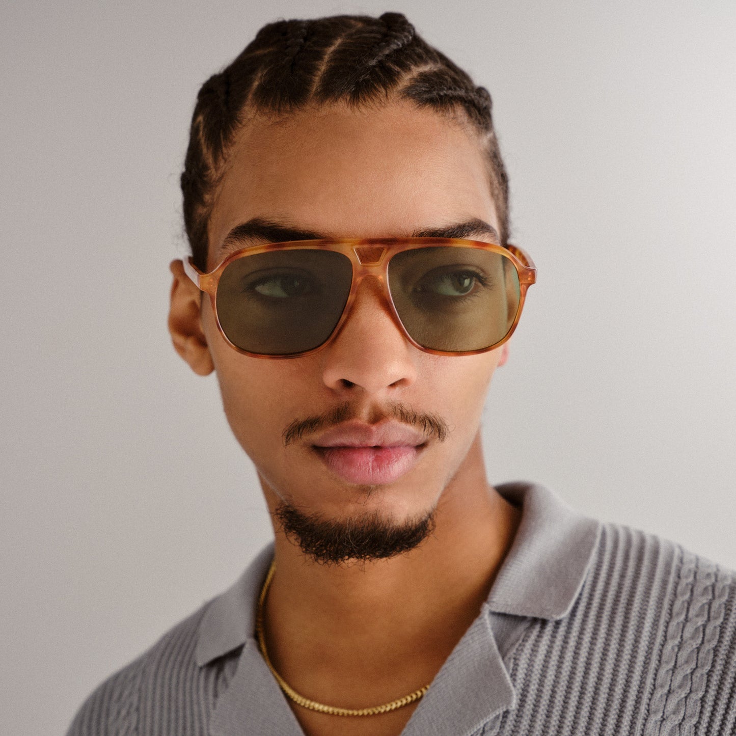 Monoceros Vintage Tort Uni-Sex Aviator Sunglasses | Aire