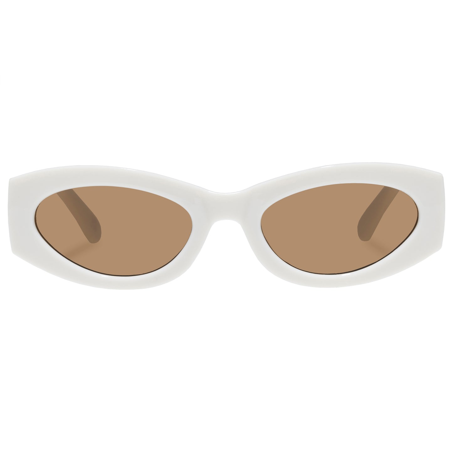 Taurus Ivory Uni-Sex Oval Sunglasses | Aire
