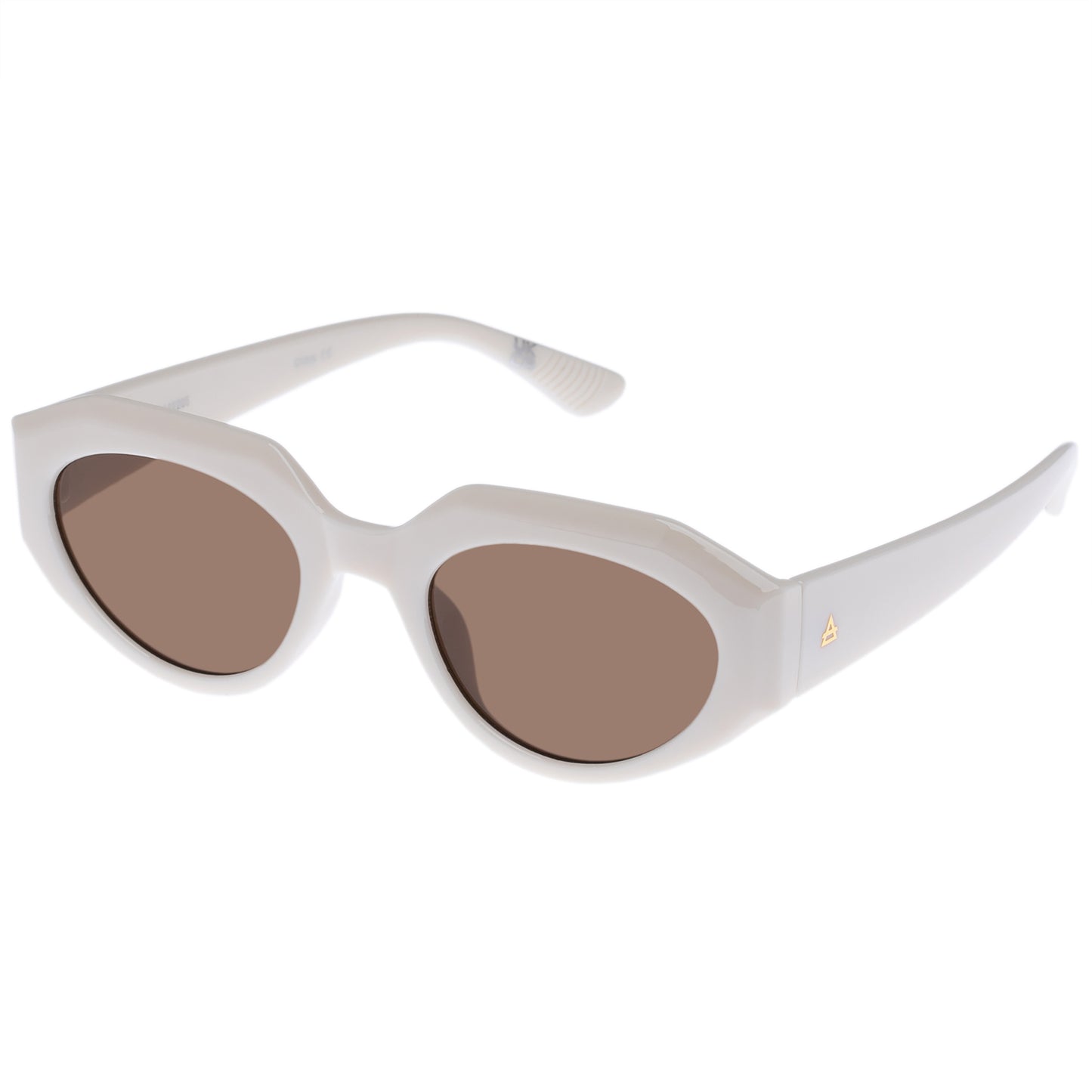 Aphelion Ivory Female Oval Sunglasses | Aire