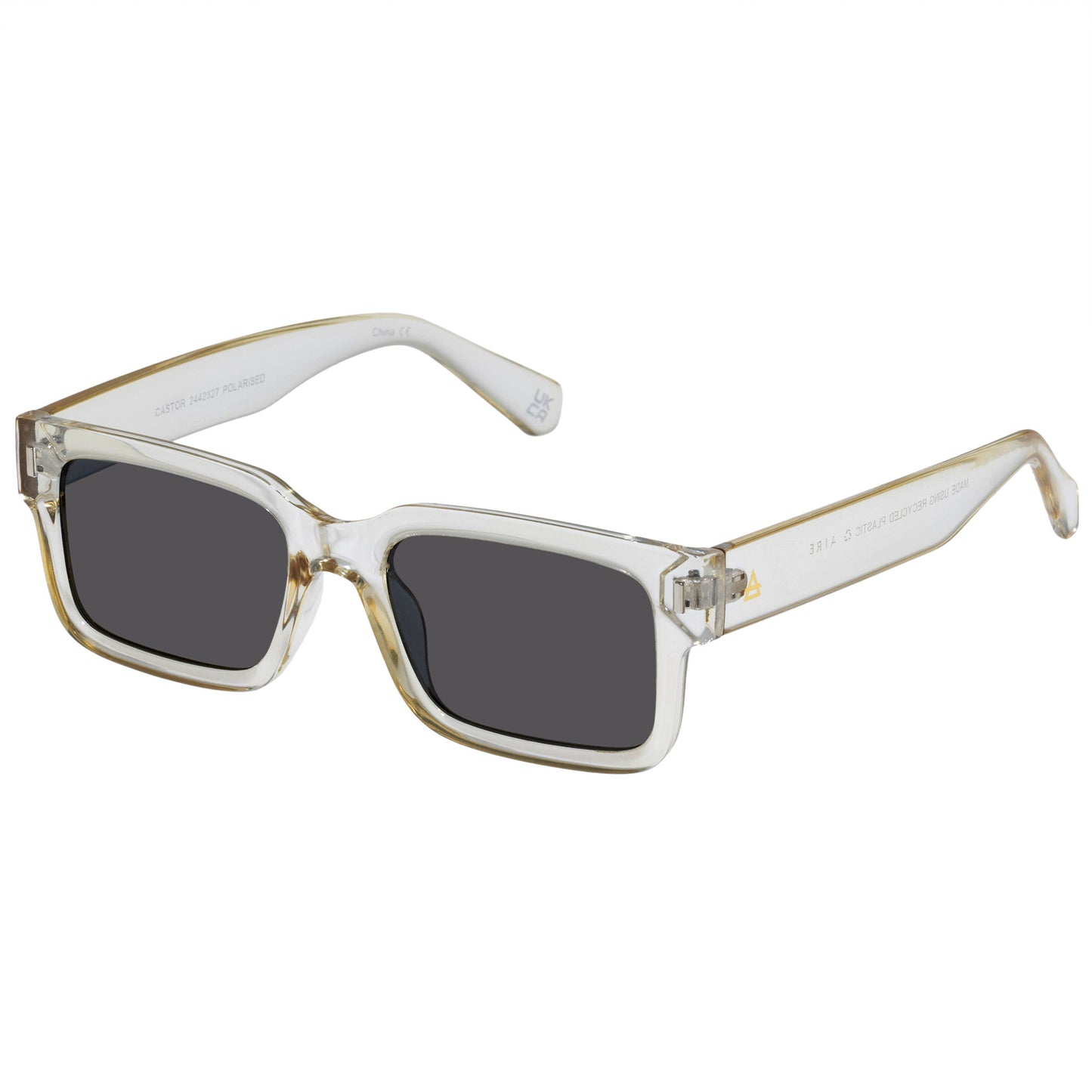Castor Sand Uni-Sex Rectangle Sunglasses | Aire