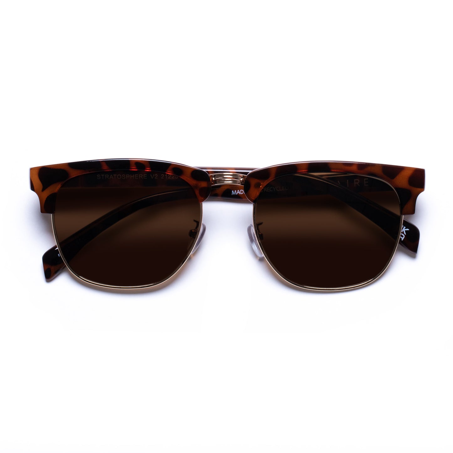 Stratosphere Dark Tort Uni-Sex Aviator Sunglasses | Aire