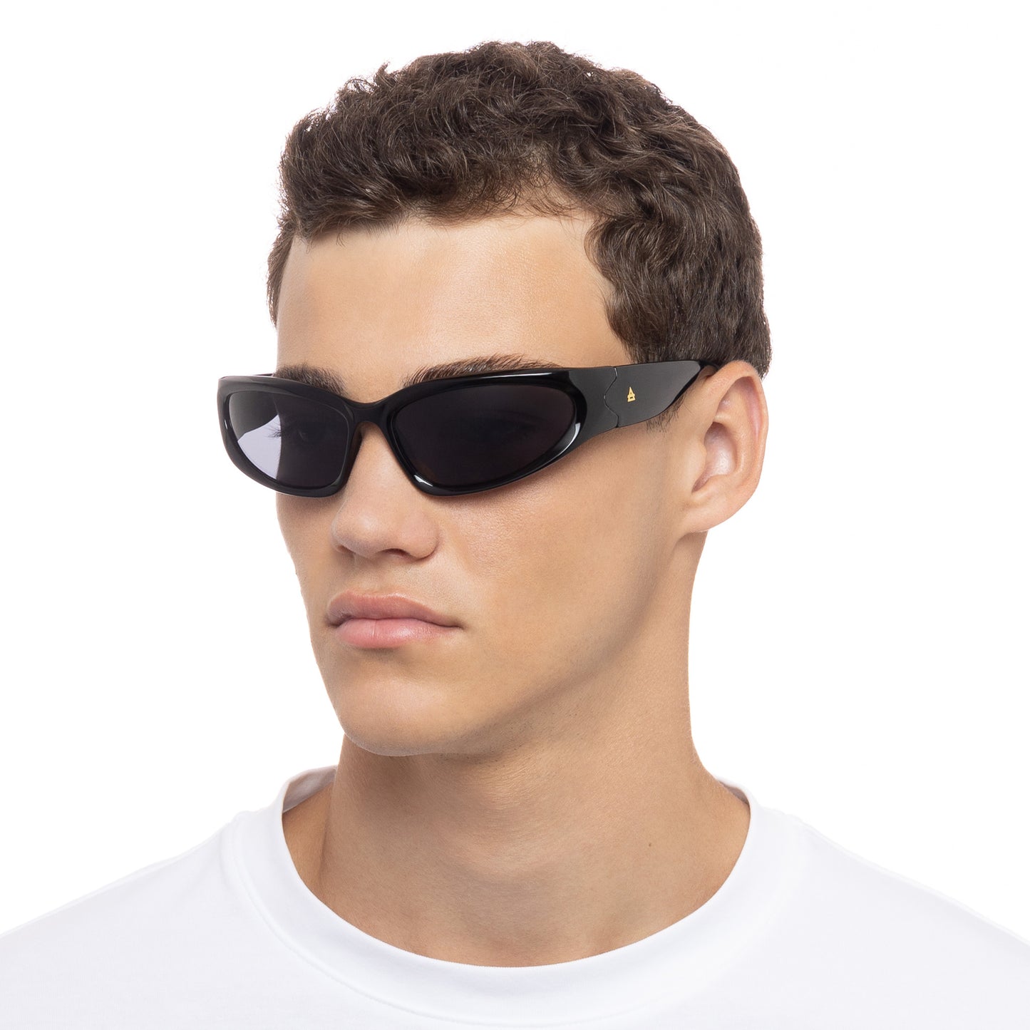 Jupiter Black Uni-Sex Wrap Sunglasses | Aire