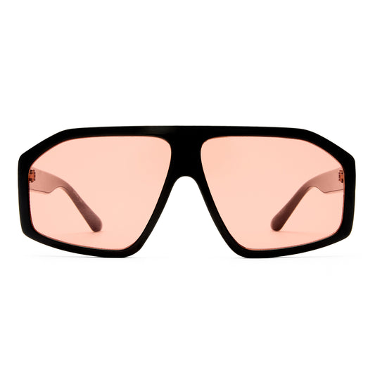 Disgraced Black Uni-Sex Aviator Sunglasses | Aire