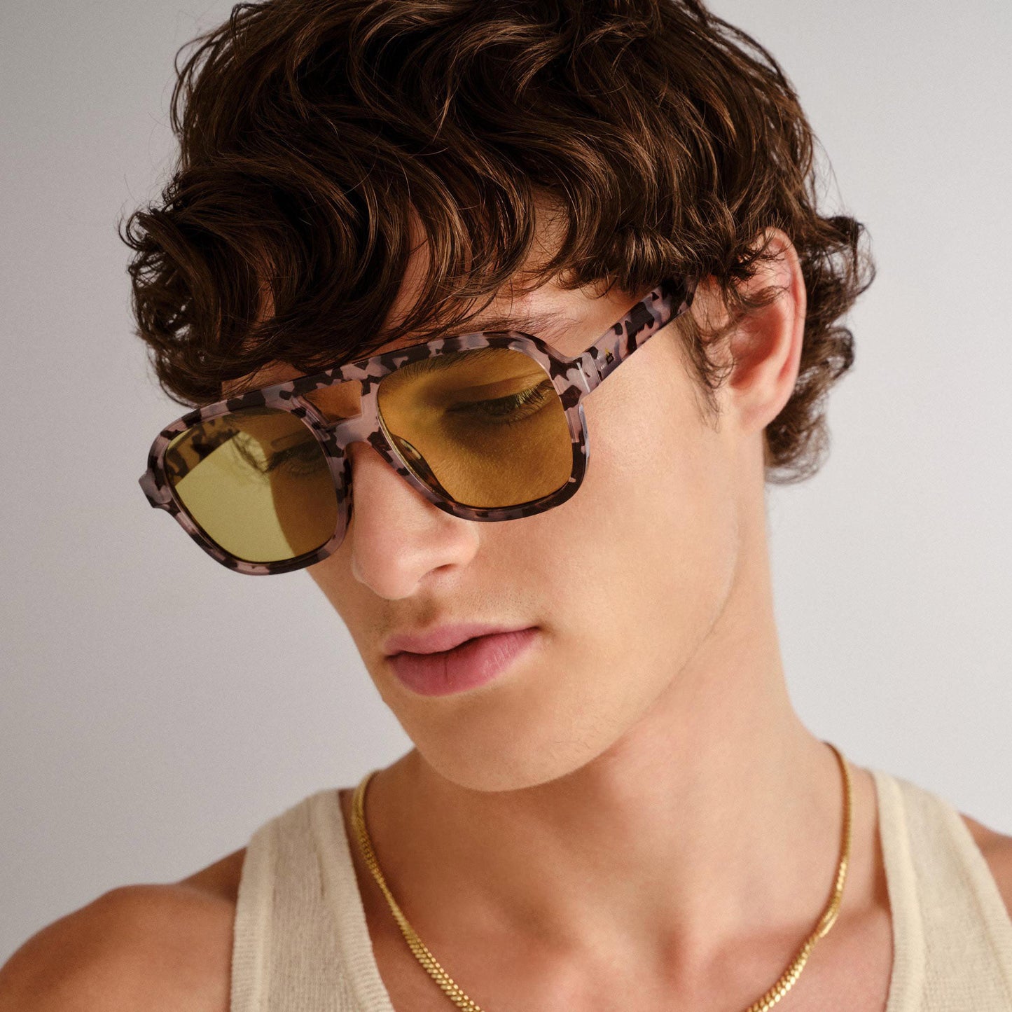 Whirlpool Charcoal Tort Uni-Sex Aviator Sunglasses | Aire