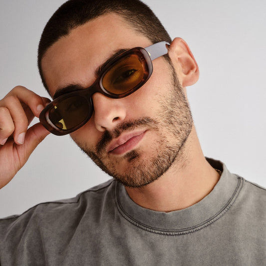 Calisto Dark Tort Uni-Sex Oval Sunglasses | Aire