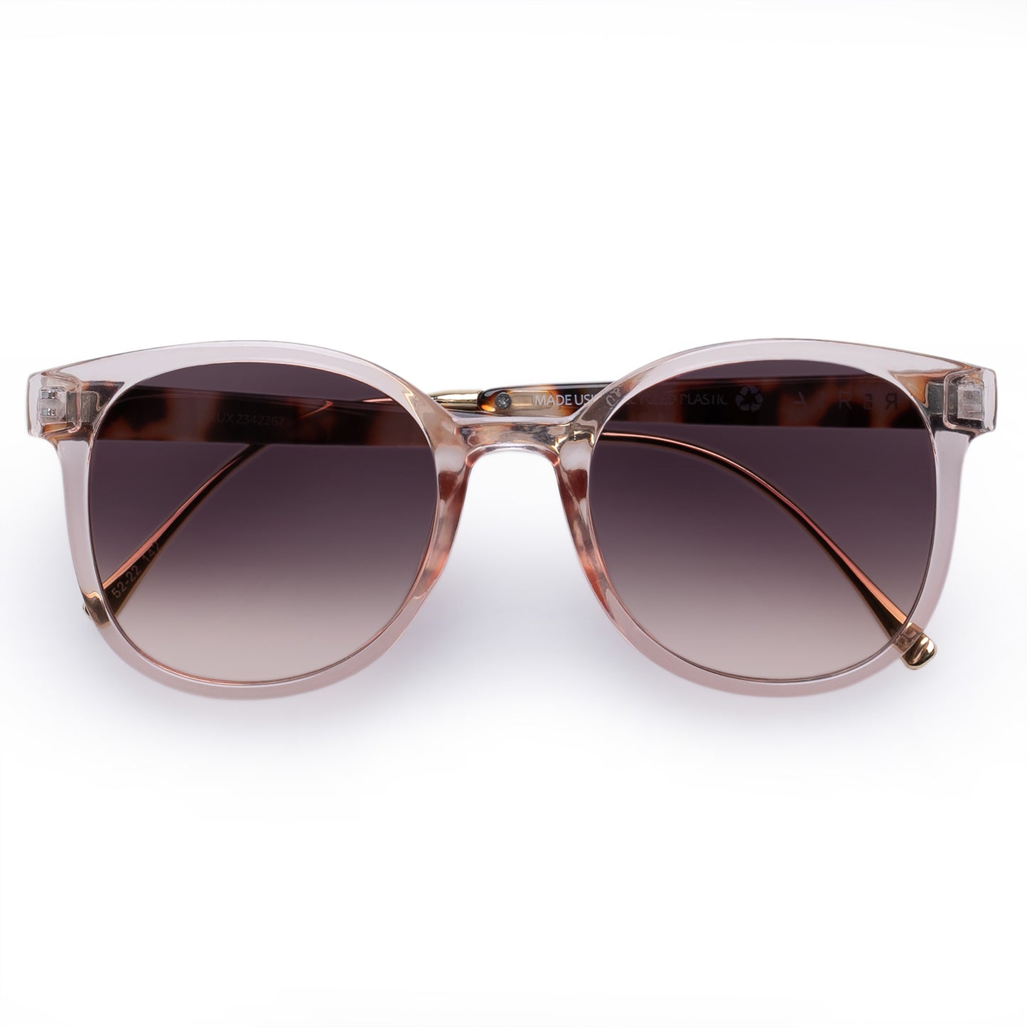 Crux Blush Cookie Tort Female Round Sunglasses | Aire