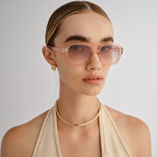 Aquarius Antique Rose Female Aviator Sunglasses | Aire