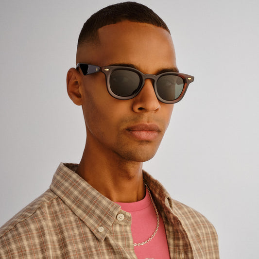 Aperture Toffee Uni-Sex Round Sunglasses | Aire
