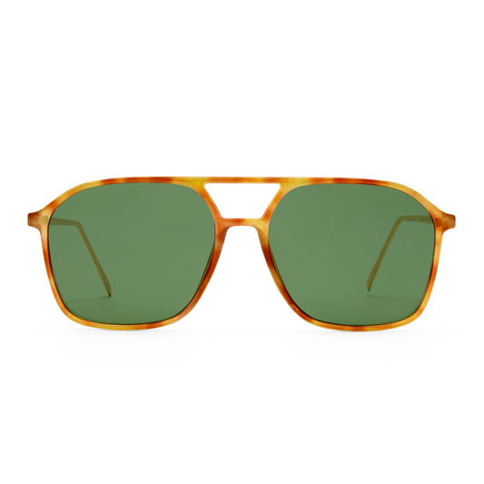 Cusp Vintage Tort Gold Uni-Sex Aviator Sunglasses | Aire