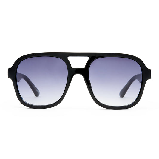 Whirlpool Black Uni-Sex Aviator Sunglasses | Aire