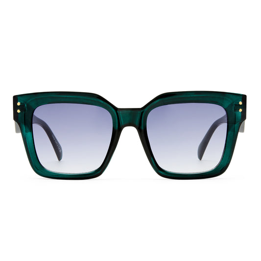 Magnitude Deep Lagoon Female Square Sunglasses | Aire