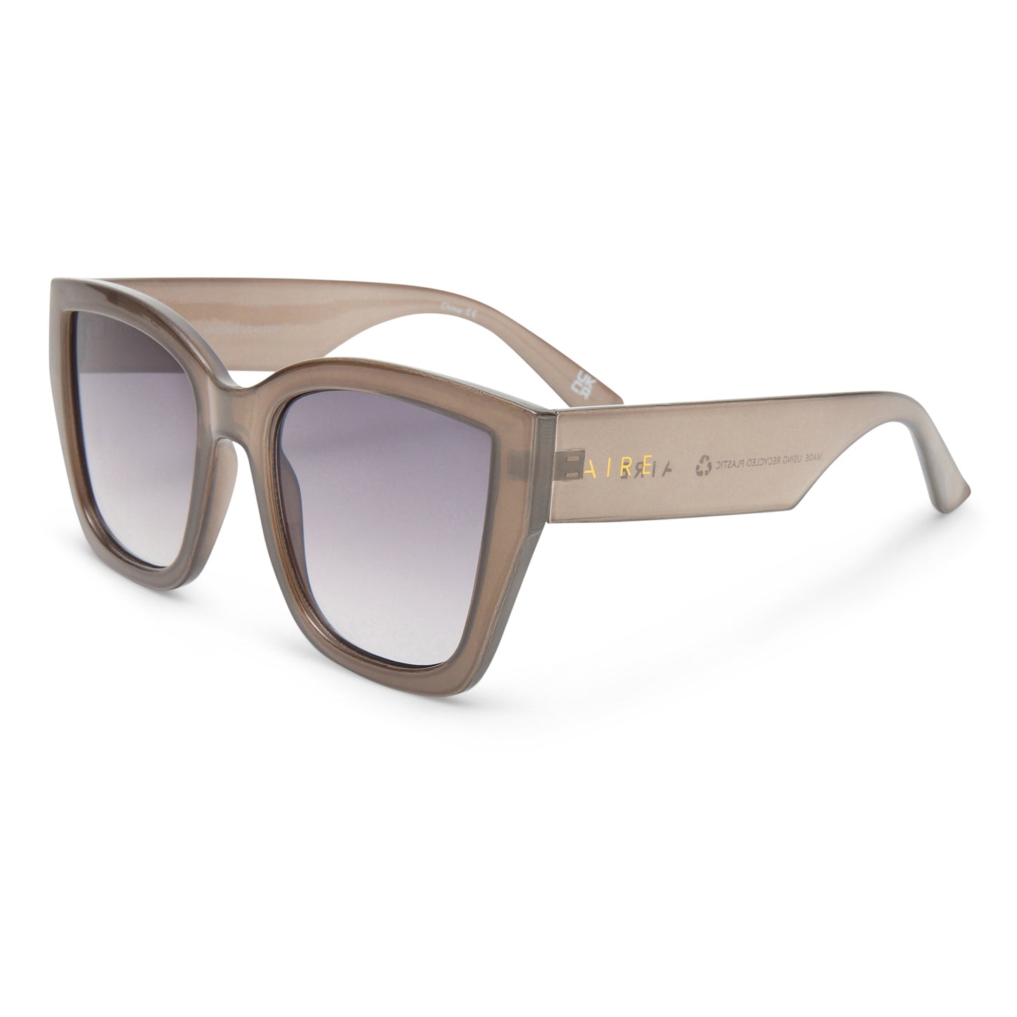 Haedus Pewter Female Cat-Eye Sunglasses | Aire