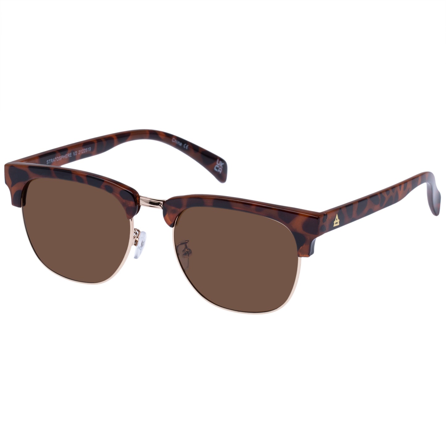 Stratosphere Dark Tort Uni-Sex Aviator Sunglasses | Aire