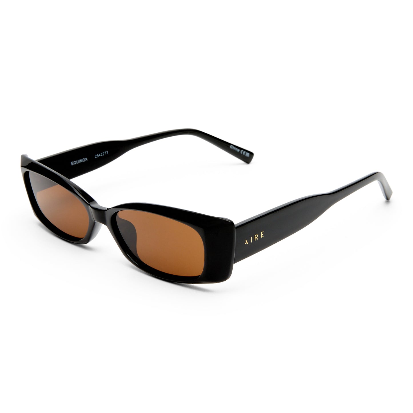 Equinox Black Uni-Sex Cat-Eye Sunglasses | Aire