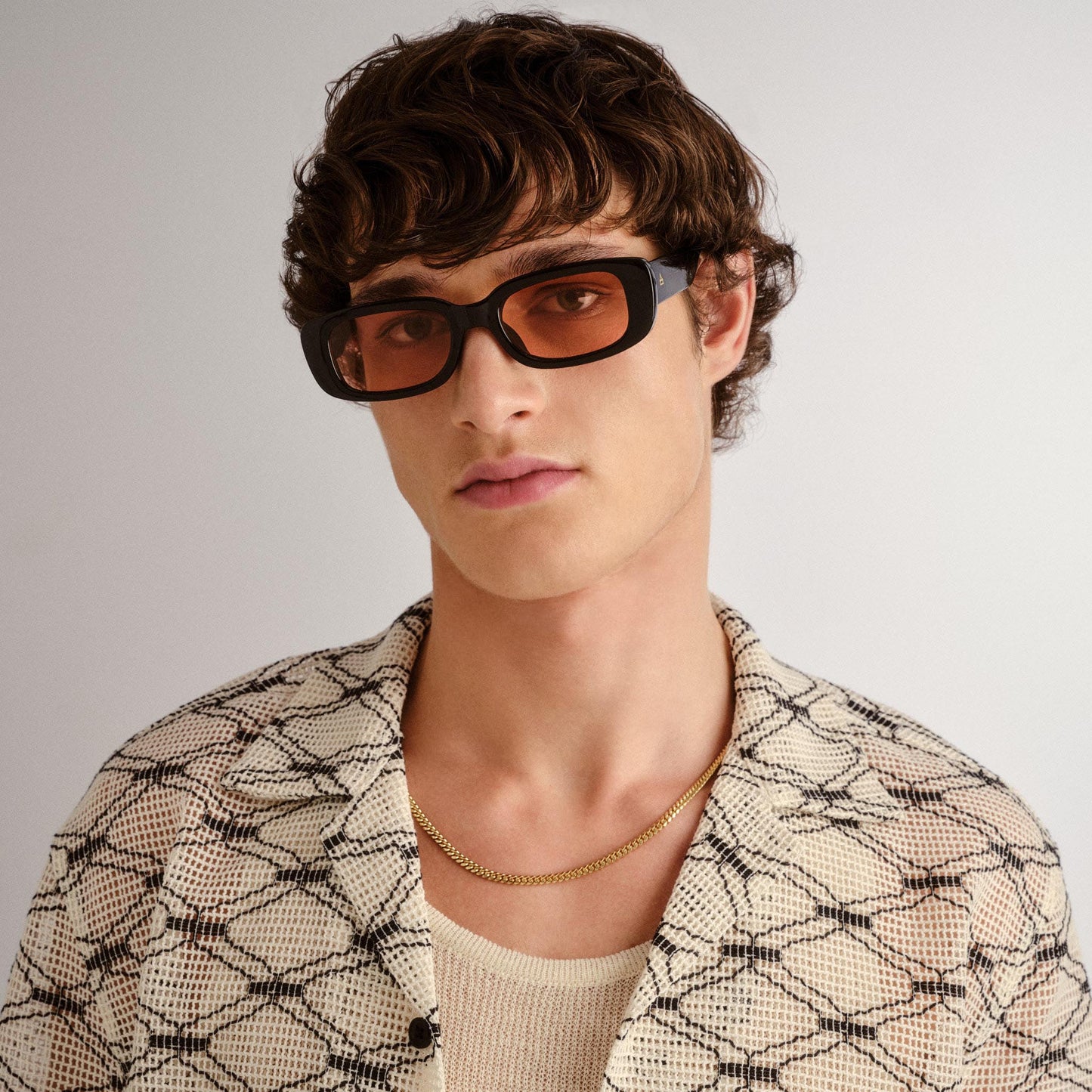 Ceres Black Uni-Sex Rectangle Sunglasses | Aire