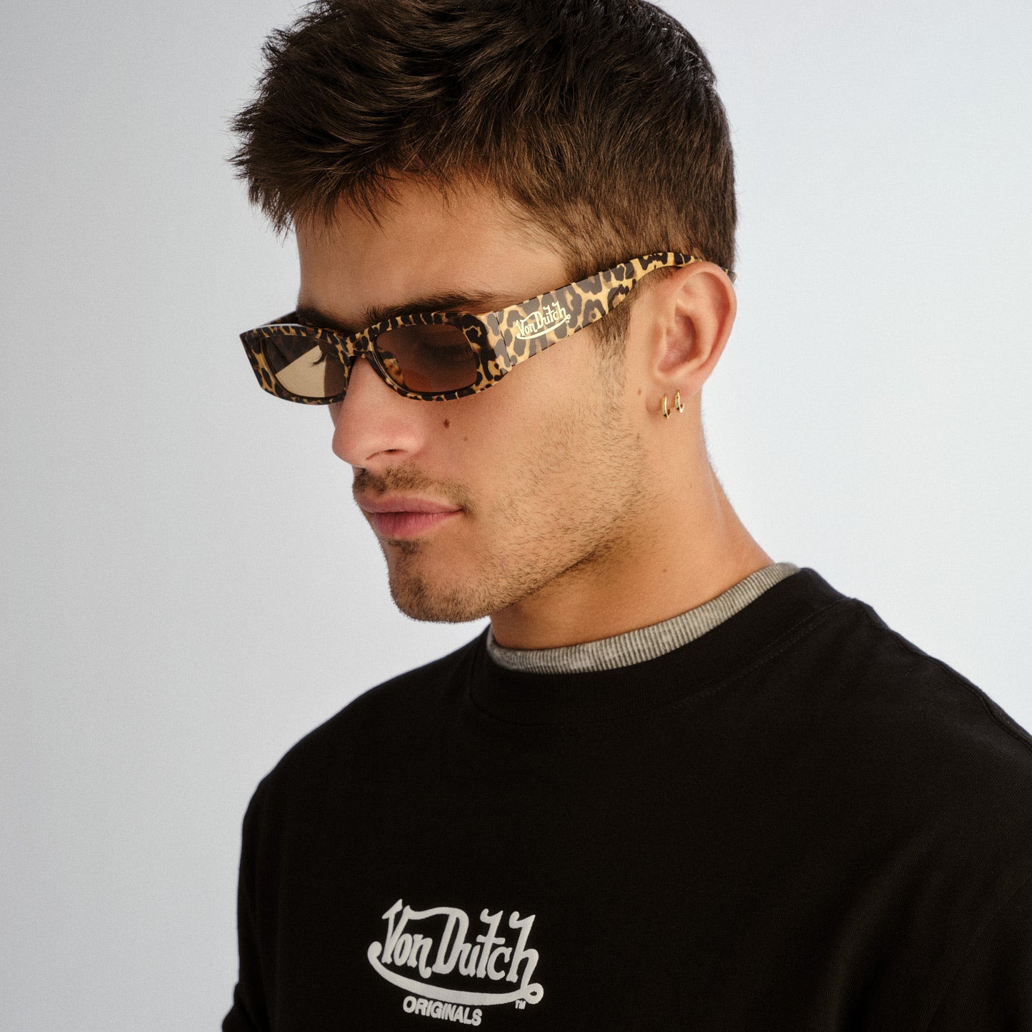 Innocence Leopard Uni-Sex Rectangle Sunglasses | Aire