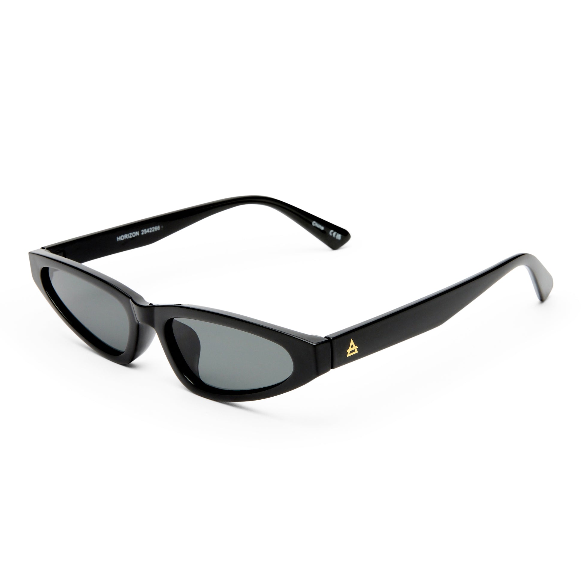 Horizon Black Female Cat-Eye Sunglasses | Aire