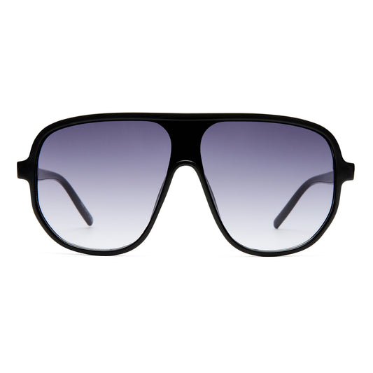 Hydrus Black Uni-Sex Aviator Sunglasses | Aire