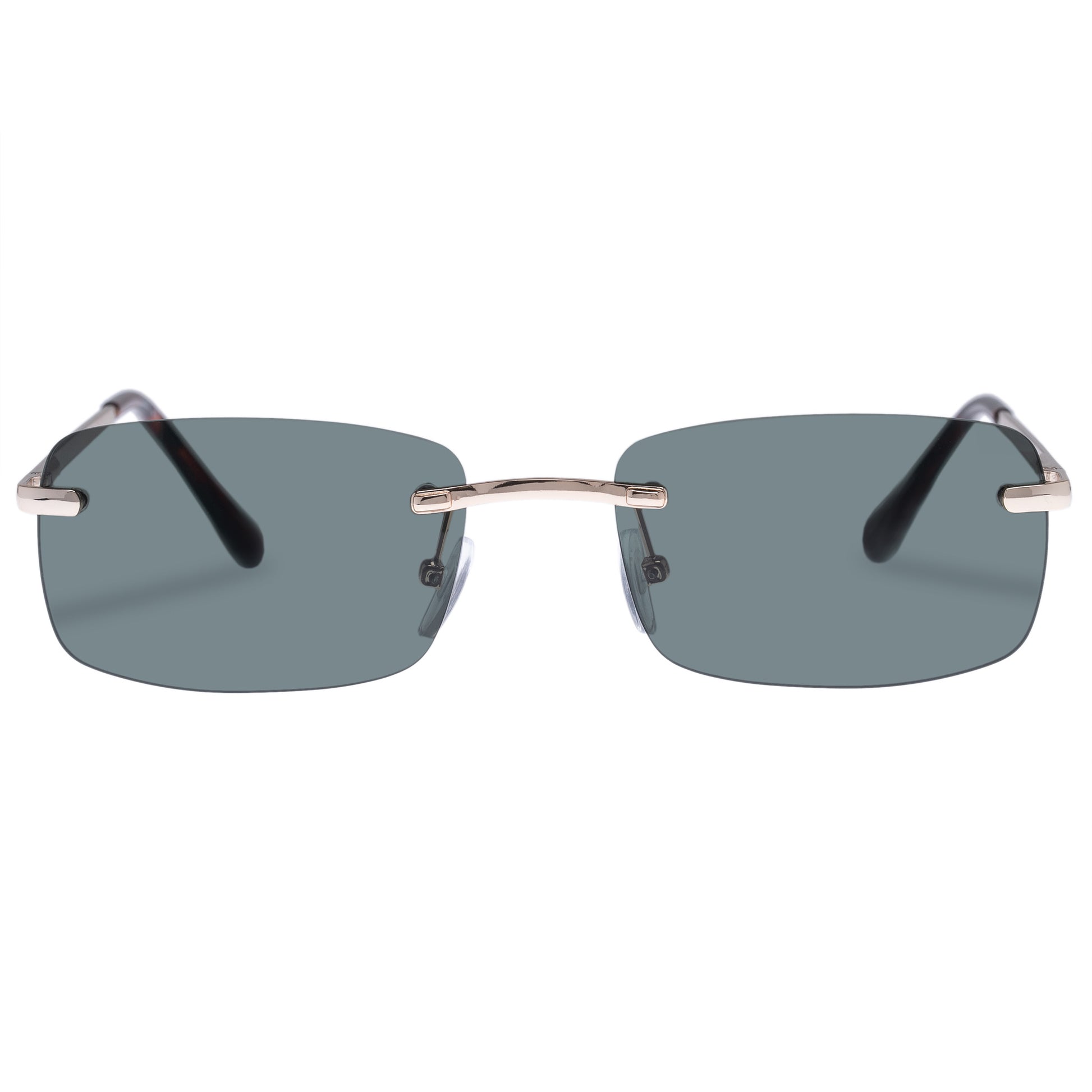 Ursa Gold Uni-Sex Rectangle Sunglasses | Aire