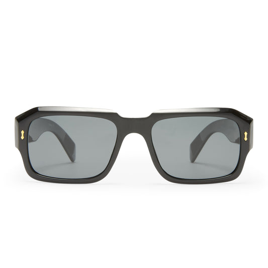 Pluto Black Uni-Sex Rectangle Sunglasses | Aire