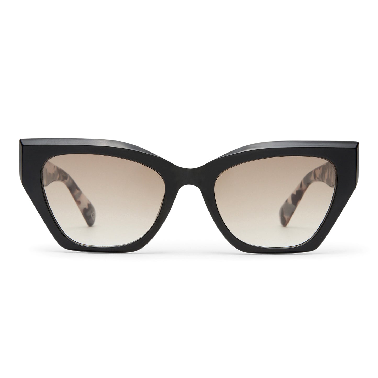 Persei Black Charcoal Tort Female Cat-Eye Sunglasses | Aire