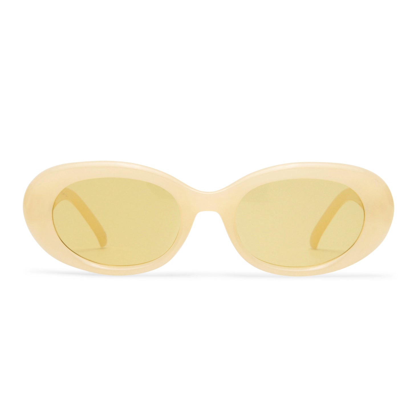 Epsilon Chalk Female Oval Sunglasses | Aire