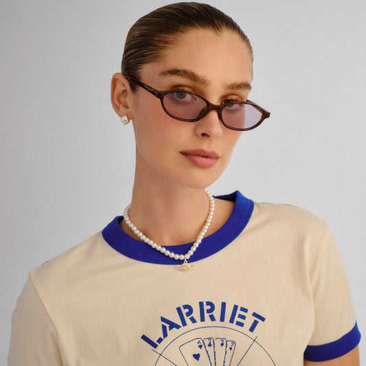 Earthshine Amber Tort Female Oval Sunglasses | Aire