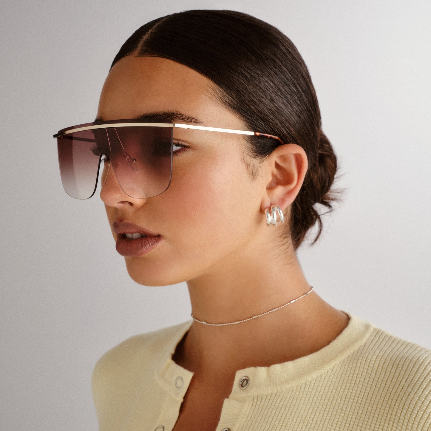 Arcturus Gold Female Square Sunglasses | Aire
