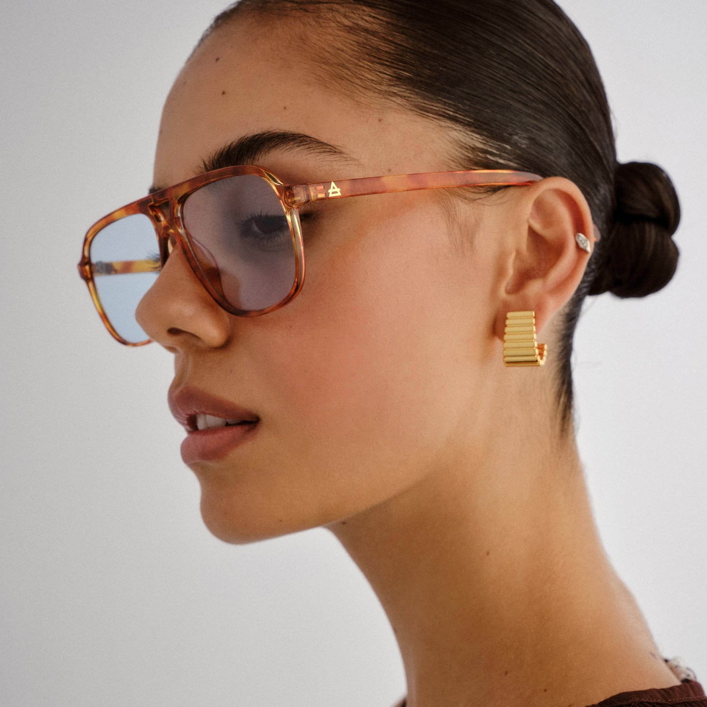 Monoceros Vintage Tort Uni-Sex Aviator Sunglasses | Aire