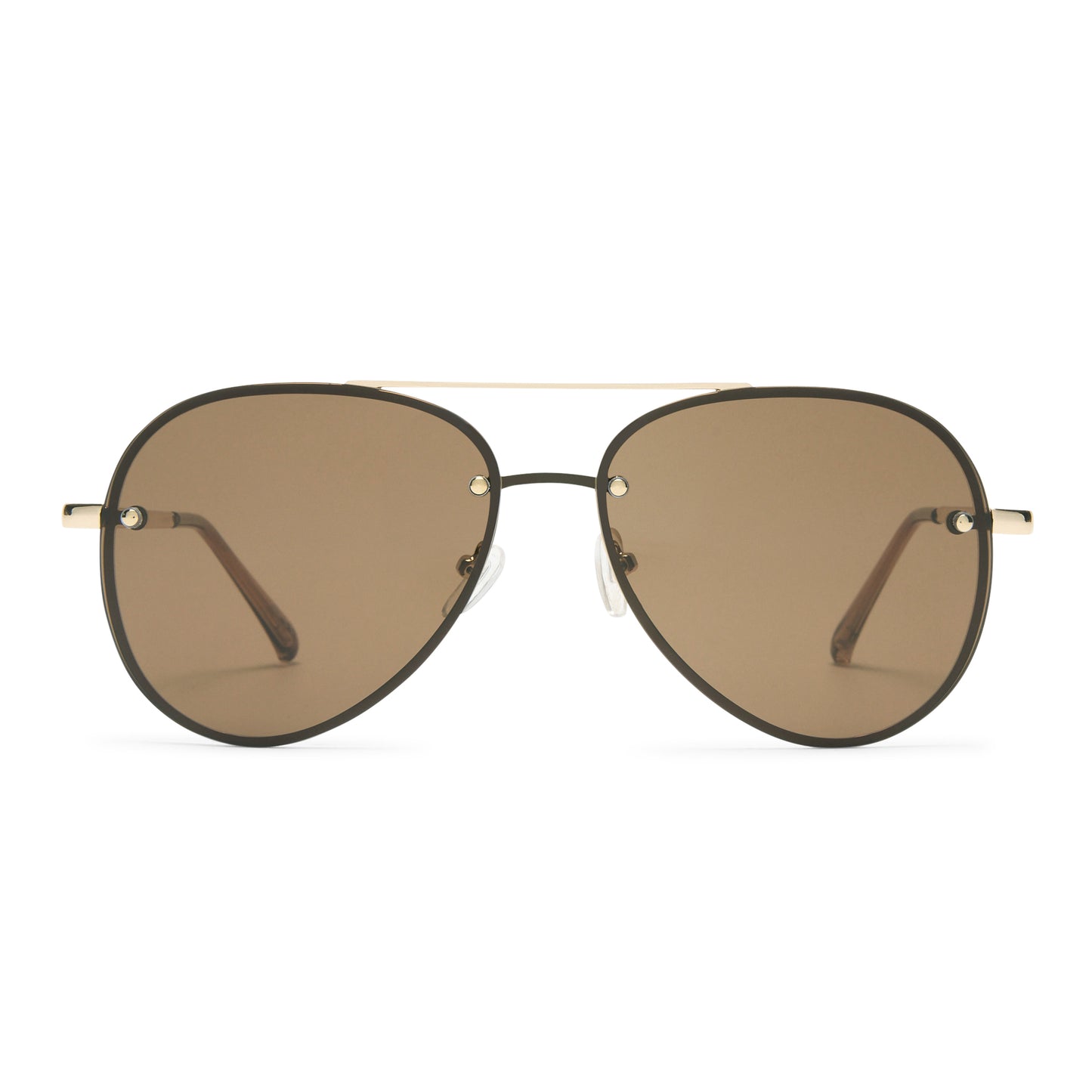 Mirzam Gold Uni-Sex Aviator Sunglasses | Aire
