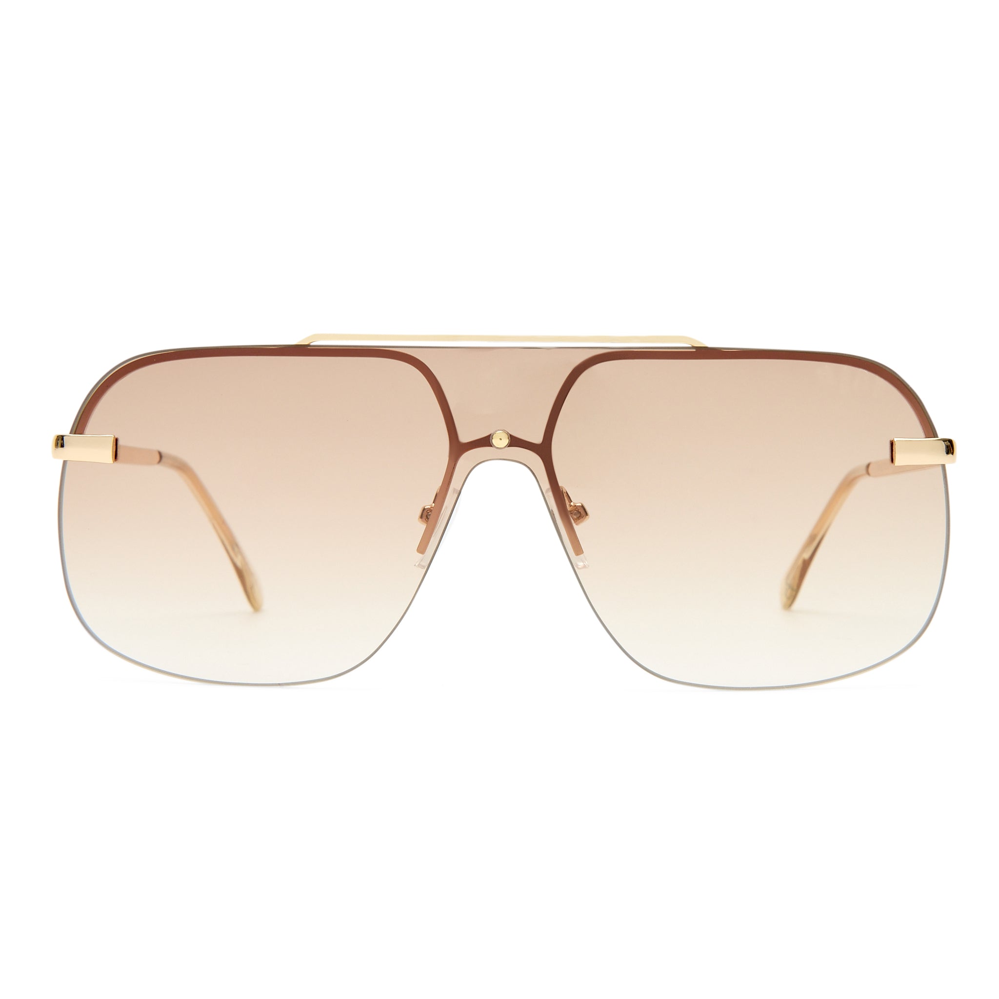 Venatici Bright Gold Female Aviator Sunglasses | Aire – AIRE US display picture 1