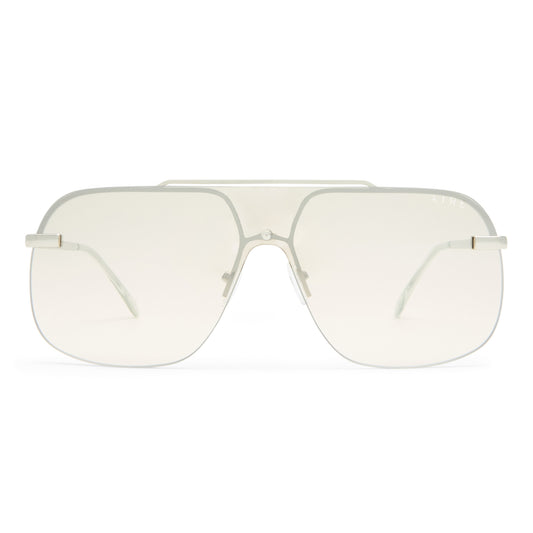 Venatici Silver Female Aviator Sunglasses | Aire