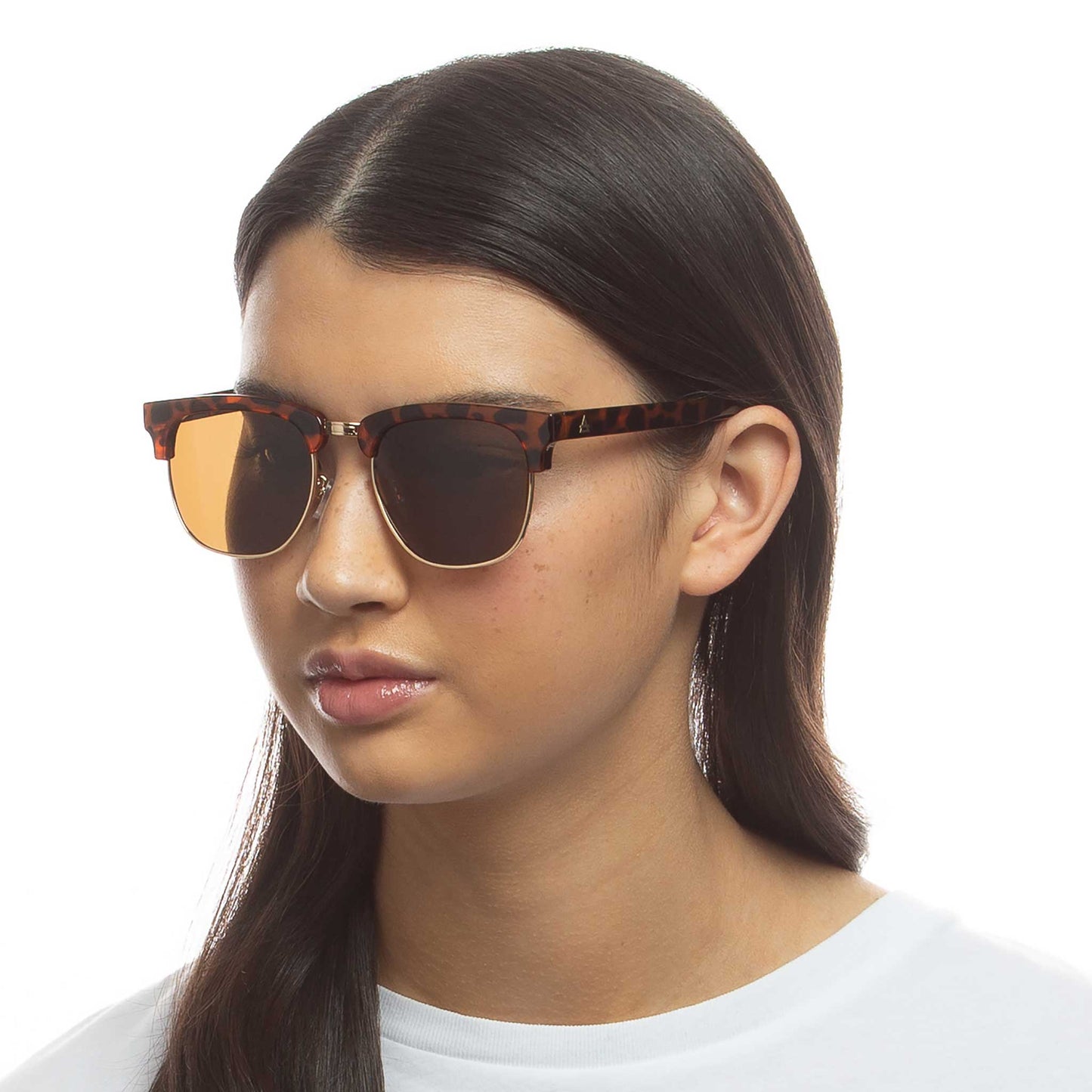 Stratosphere Dark Tort Uni-Sex Aviator Sunglasses | Aire