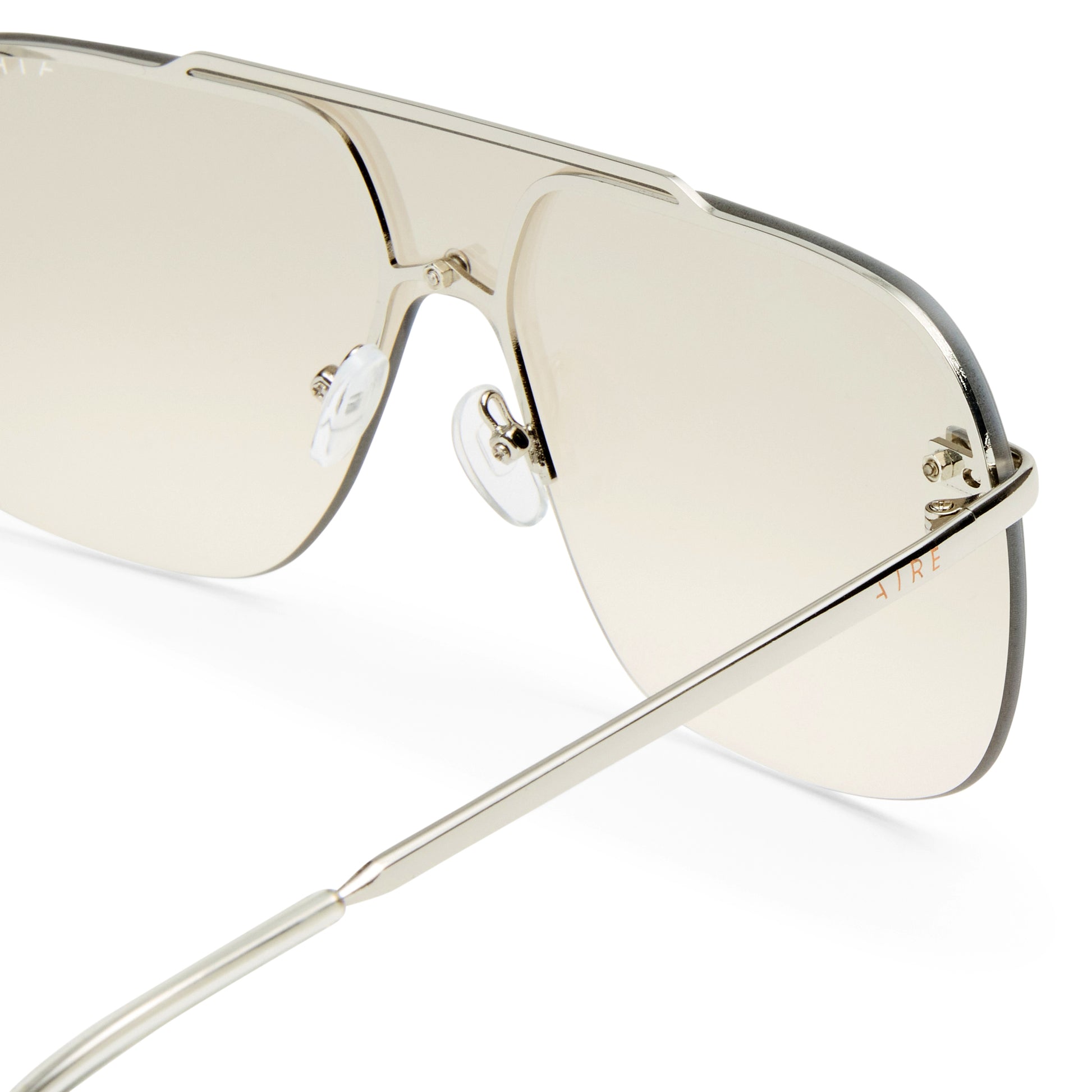 Venatici Silver Female Aviator Sunglasses | Aire