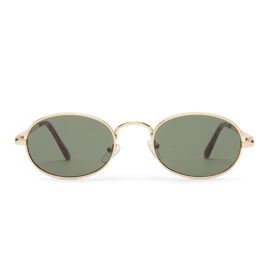 Regulus Gold Uni-Sex Oval Sunglasses | Aire