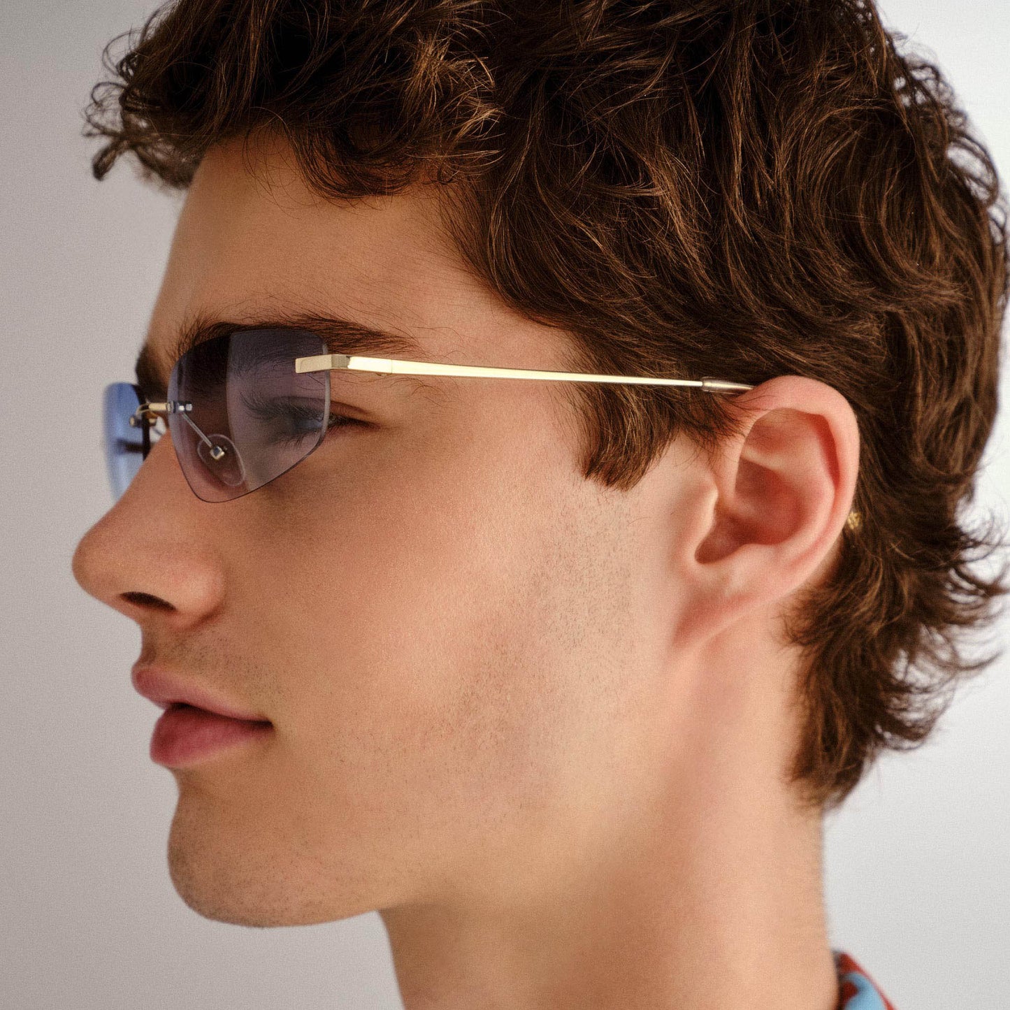 Virgo Gold Uni-Sex Rectangle Sunglasses | Aire