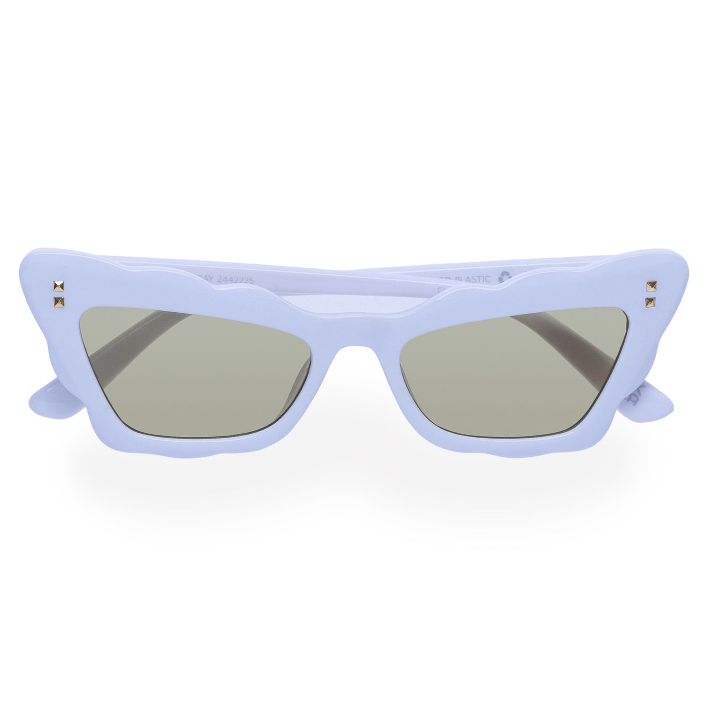 Gamma Ray Ivory Female Cat-Eye Sunglasses | Aire