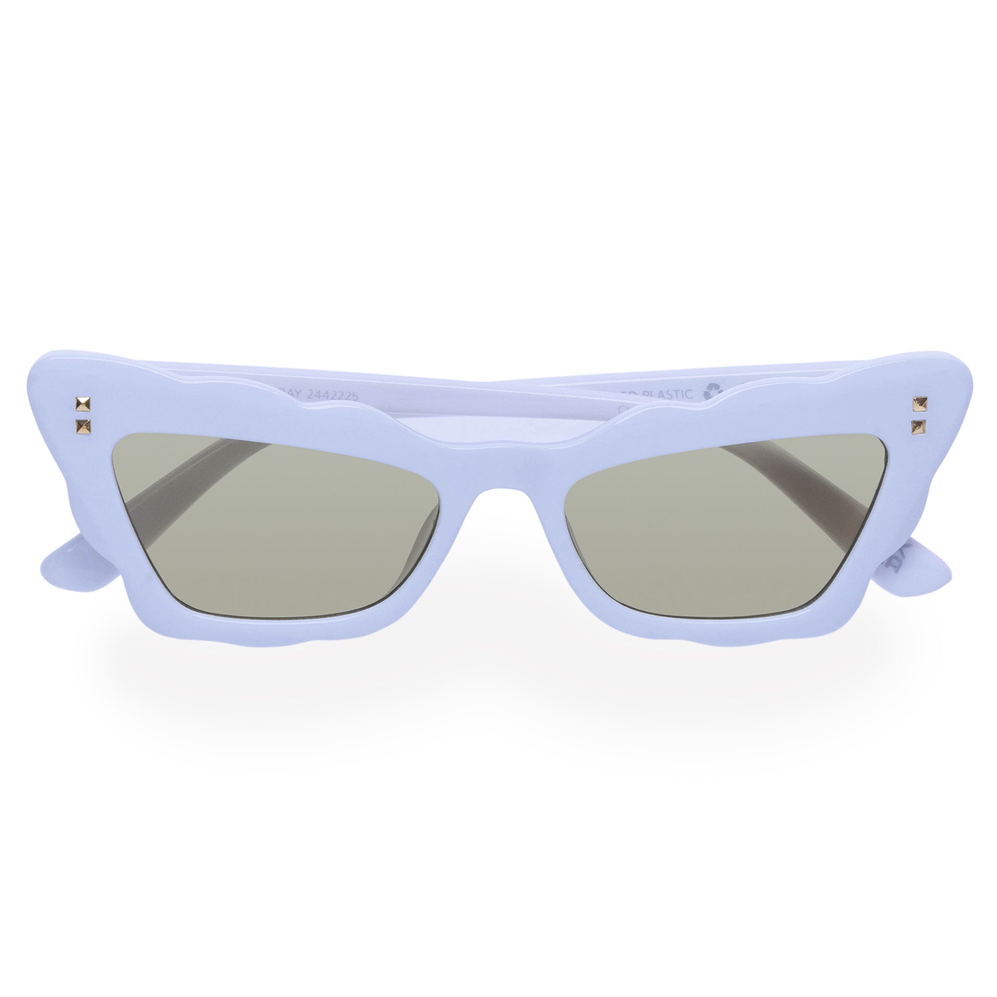 Gamma Ray Ivory Female Cat-Eye Sunglasses | Aire