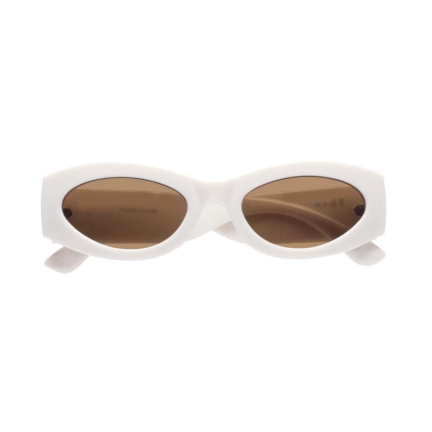 Taurus Ivory Uni-Sex Oval Sunglasses | Aire