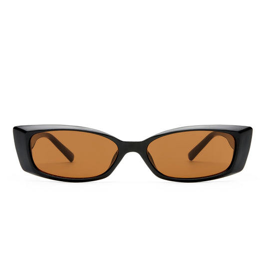 Equinox Black Uni-Sex Cat-Eye Sunglasses | Aire