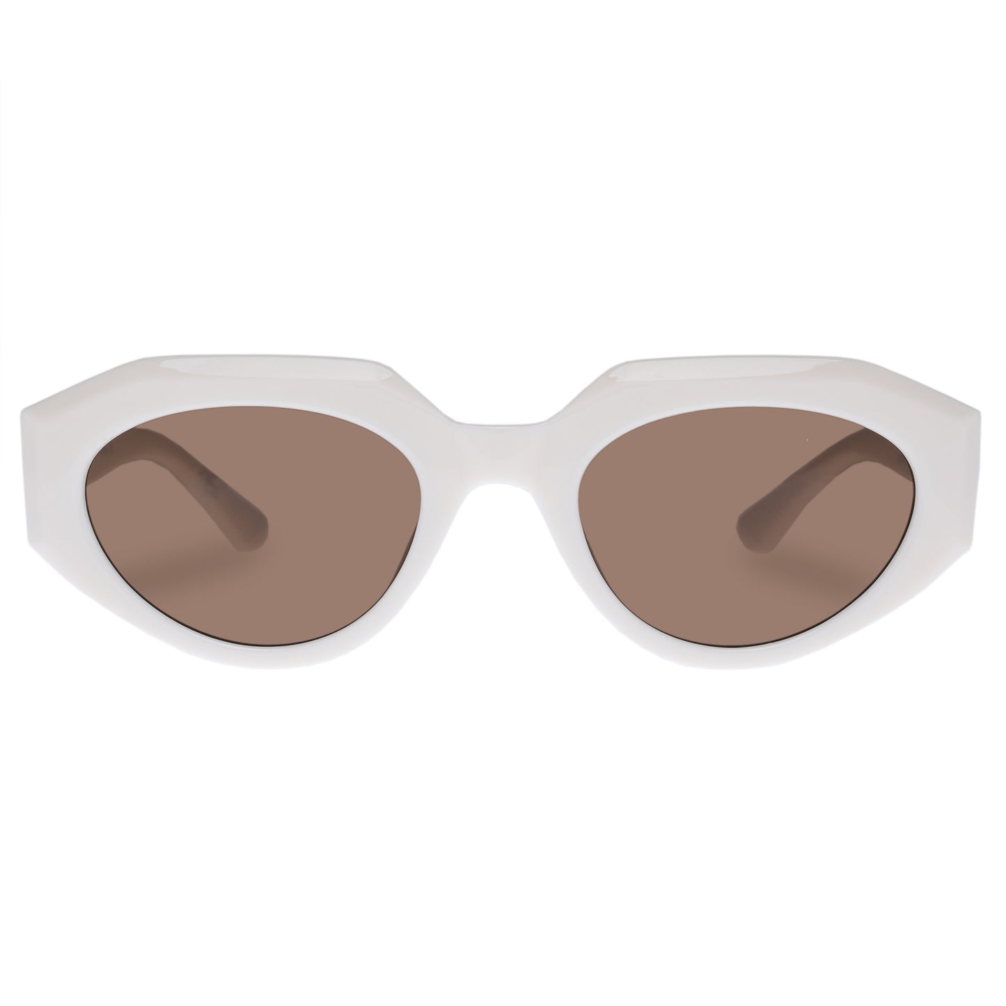Aphelion Ivory Female Oval Sunglasses | Aire