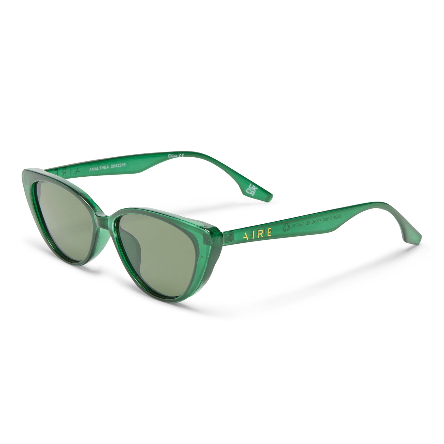 Amalthea Emerald Female Cat-Eye Sunglasses | Aire
