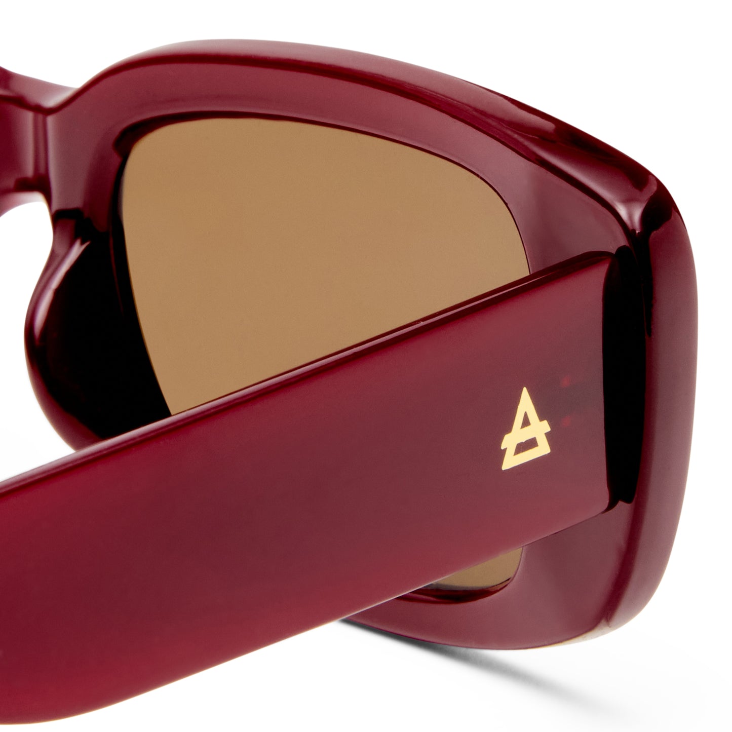 Ceres Burgundy Uni-Sex Rectangle Sunglasses | Aire